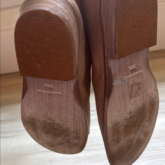 FREE PEOPLE Leather Mont Blanc Tan/Beige Wrap SANDALS/SHOE...
Sz 38 1/2 - Picture 11 of 15